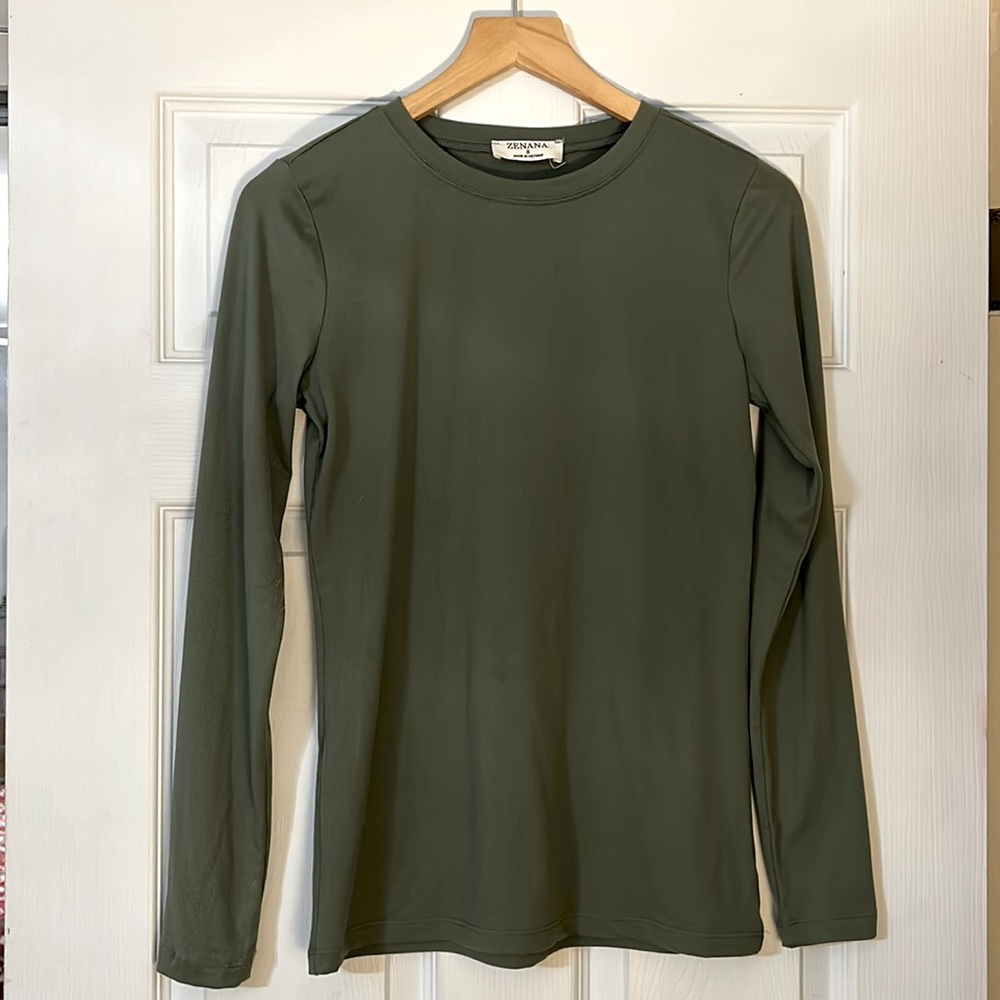 Zenana Long sleeve tee/top
